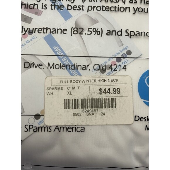 SParms Sun Protection Base Layer Warm Men XL Black NEW UPF50+ Golf Sport Outdoor - Picture 12 of 14